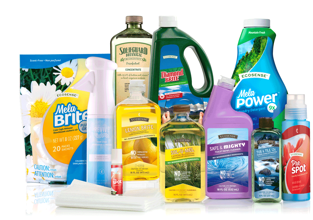 a variety of melaleuca products